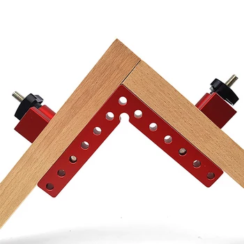 

Practical 90 Degree L-shaped Auxiliary Fixture Positioning Panel Fix Clip Woodworking Clamping Tool Measuring Gauge Components