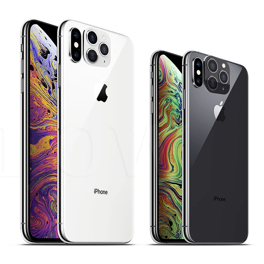 3D обновленный поддельный объектив камеры для iPhone XS MAX X Закаленное Стекло Второе изменение 11 Pro металлический объектив Защитная палочка для экрана