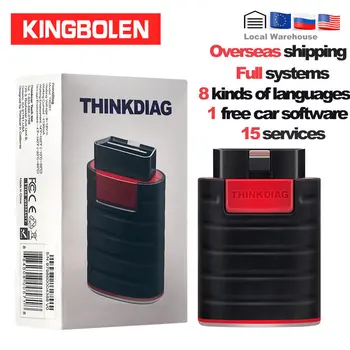 

Thinkcar Thinkdiag OBDII Code Reader 15 services Bluetooth Android IOS Scanner obd2 Diagnostic Tool PK easydiag 3.0 golo AP200