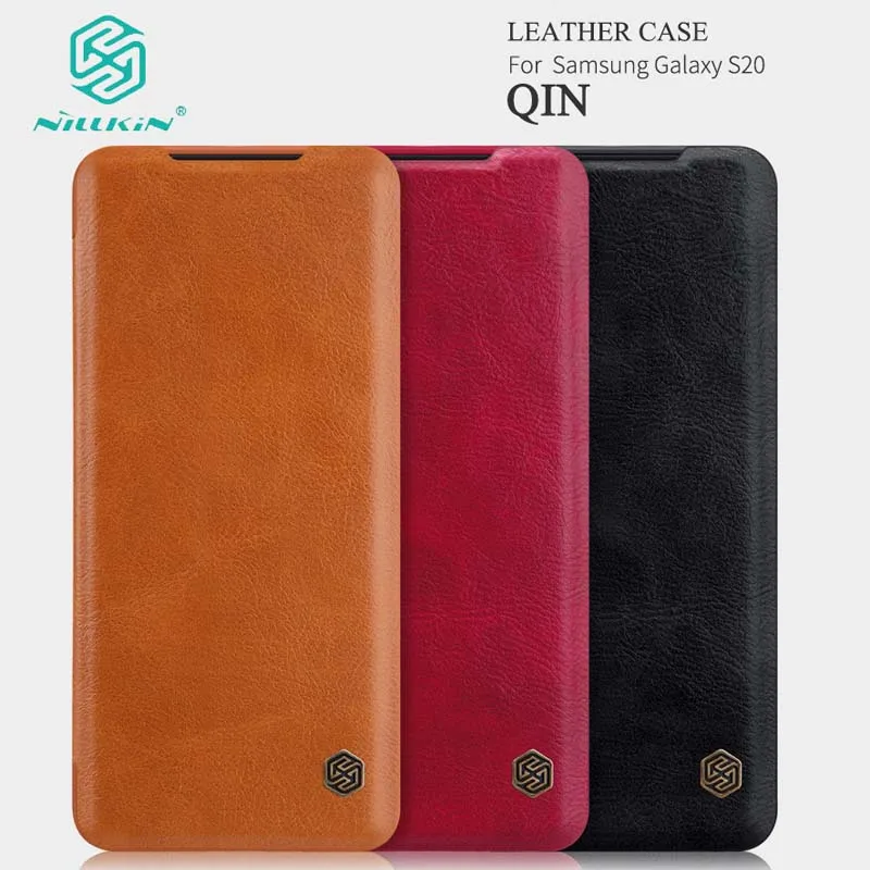 

For Samsung S20 Case Nillkin Vintage PU Leather Flip Case with Card Slot for Samsung S20 Plus Coque for Samsung S20 Ultra Case