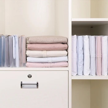 

5Pcs/10Pcs Creative Closet Lazy Clothes Folding Board Multi-Function Folder Travel Space Saving Wardrobe Storage Storage Boxes