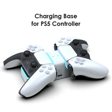 Voor PS5 Controller Charger Dual Usb Snel Opladen Dock Station Stand Met Usb Een Uitgang Voor Playstation 5 Dualsense Accessoires