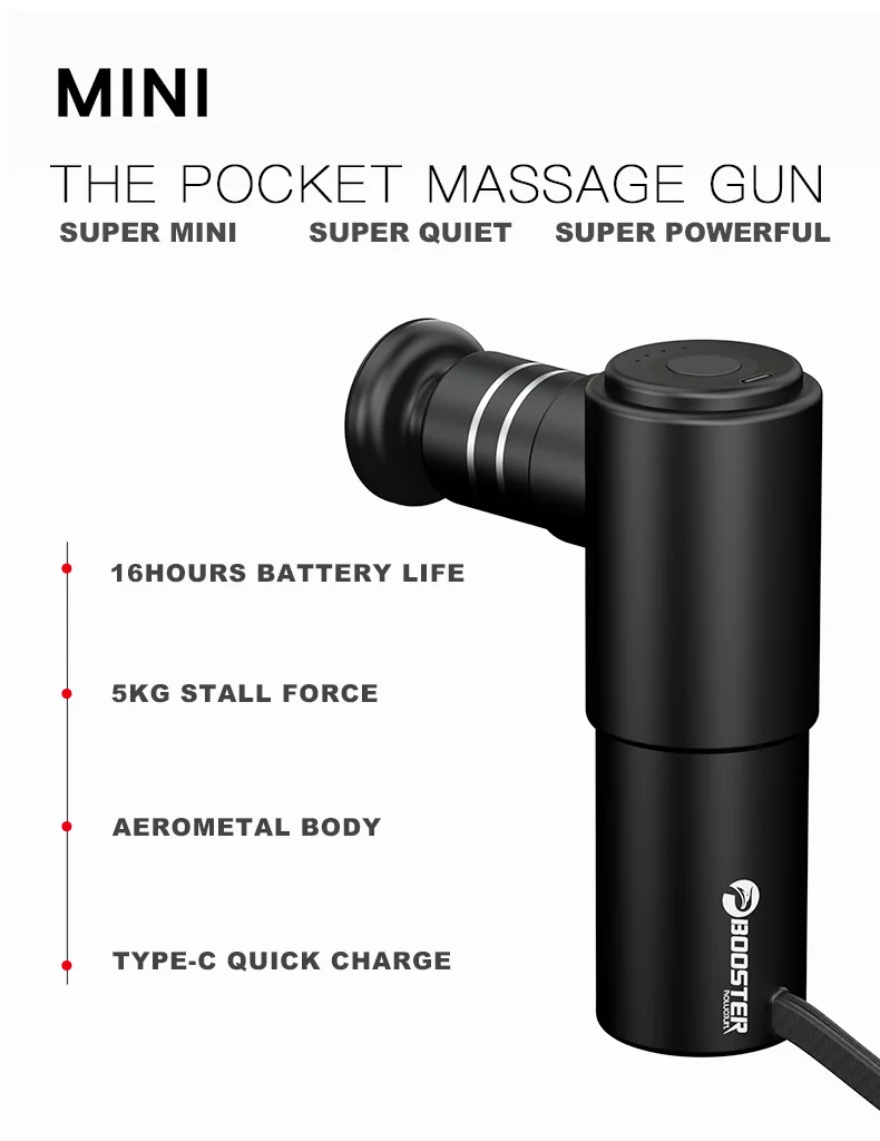 Booster Mini Pocket Pain Therapy Muscle Massage Gun