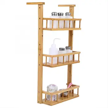 

FastShipping 3-Tiers Natural Bamboo Storage Rack Multi-functional Kitchen Fridge Hanging Shelf Organizer for Kitchen Accessories