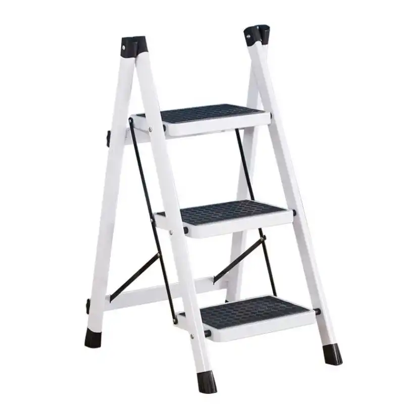 Folding Step Ladder Stool Three Step Thickened Iron Pipe Indoor Ladder Three Step Ladder Kitchen Ladder Step Stools Step Ladders Aliexpress