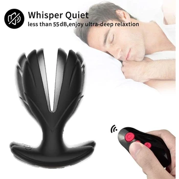 Vibrating Anal expander Plug Electric Shock Pulse Vibrator Prostate Massager Men Remote Control Sex machine Toys for man adult 4
