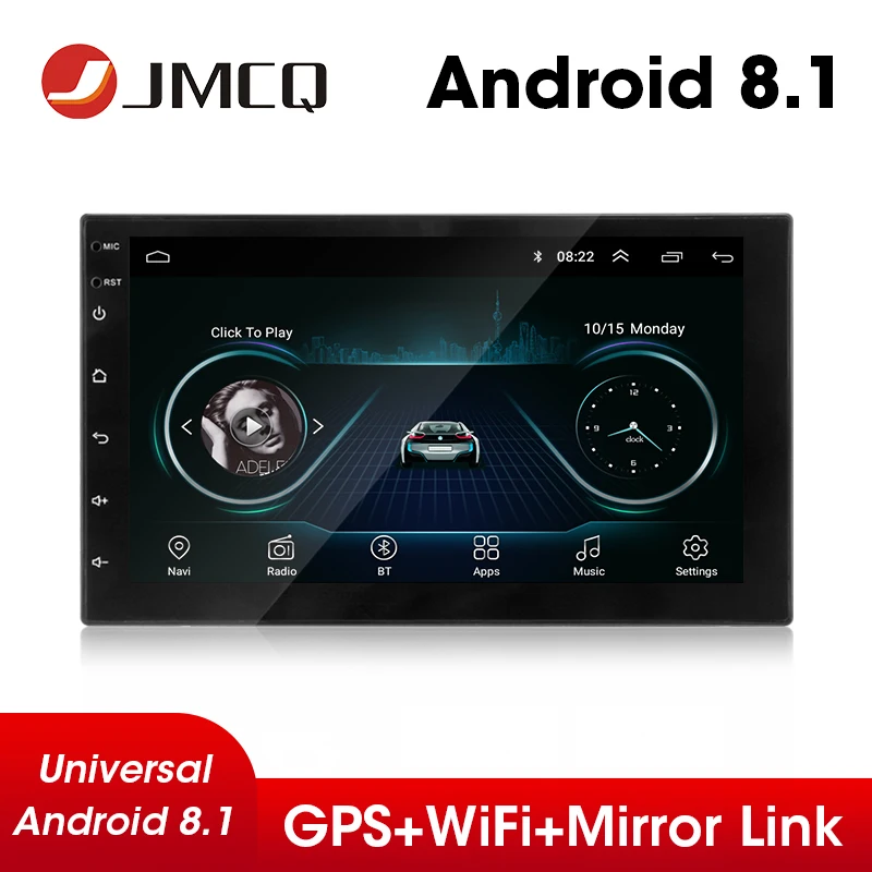 

Android 8.1 2 Din WiFi Car Radio Multimedia Video Player Universal Auto Stereo GPS MAP for Volkswagen Nissan Hyundai Kia Toyota