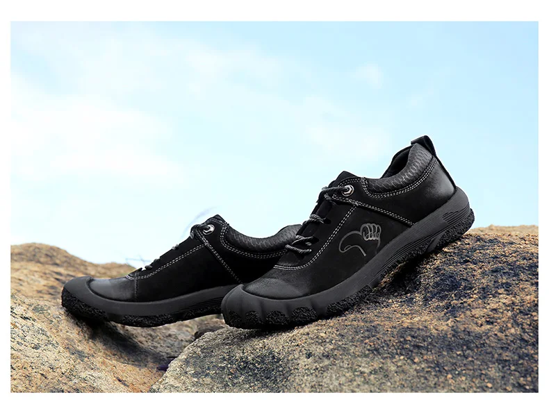 Новые Профессиональные Водонепроницаемые треккинговые горные ботинки, уличные охотничьи туристические ботинки из натуральной кожи, мужские кроссовки для альпинизма