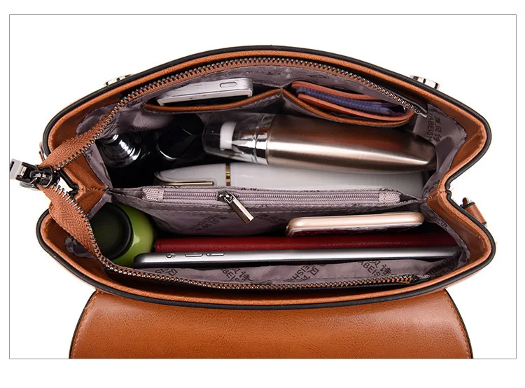 Женская сумка из искусственной кожи, большая вместительность, модный дизайнерский бренд, женская сумка с кольцом и пряжкой, сумка через плечо, женские сумки