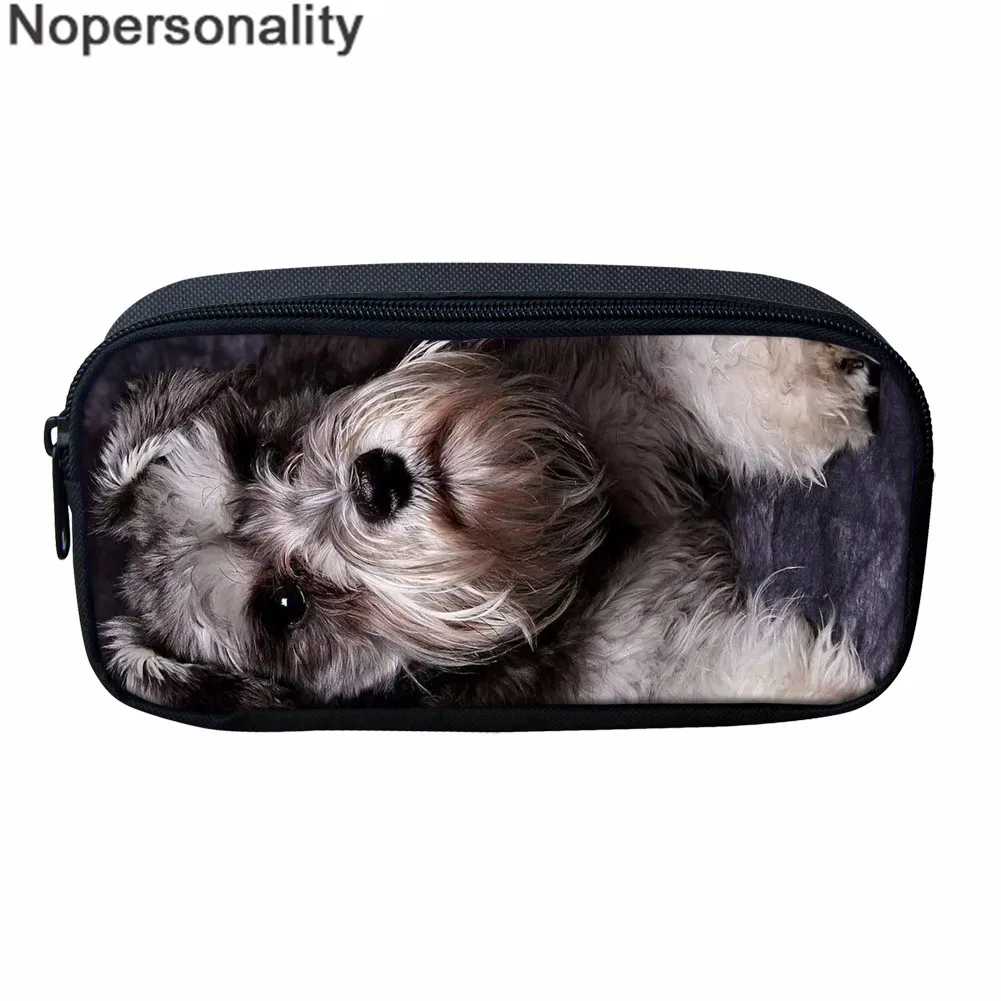 Nopersonality милый Schnauzer рюкзак для детей девочек школьные рюкзаки для мальчиков повседневная школьная Студенческая сумка пакет женский рюкзак Mochila - Цвет: Z2324K
