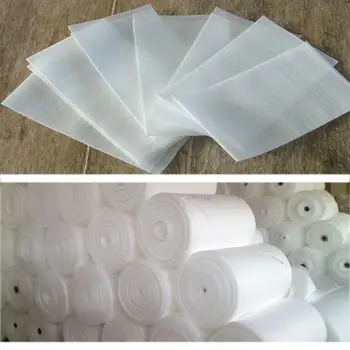

100 Pcs Foam Wraps EPE Coated Pearl Cotton Foam Bag Shockproof and Shatterproof Foam Pouches-25X30CM(White)