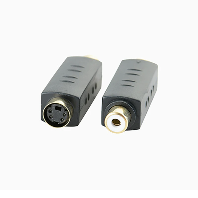 

4 PIN S-VIDEO Female To TV RCA AV Female Plug Cable F To F Pin S Video Adapter
