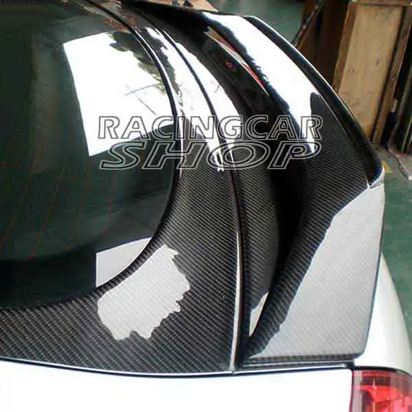 C Style Real Carbon Fiber Rear Spoiler Trunk Wing Lip Fit for Audi TT 8J 2007-2012