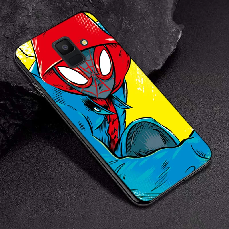 TPUBLK672 Для samsung Galaxy A6 plus чехол-накладка A8 plus Venom Joker черный чехол ТПУ для samsung A9 A7 A750 Железный человек бампер - Цвет: TPUBLK672