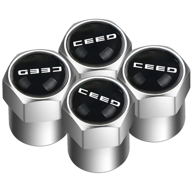 4Pcs Durable Aluminum Cover Tire car Wheel Rims Stem Air Valve Caps Replacement for Kia Ceed Rio k3 k5 Forte Sorento Sportage | Автомобили