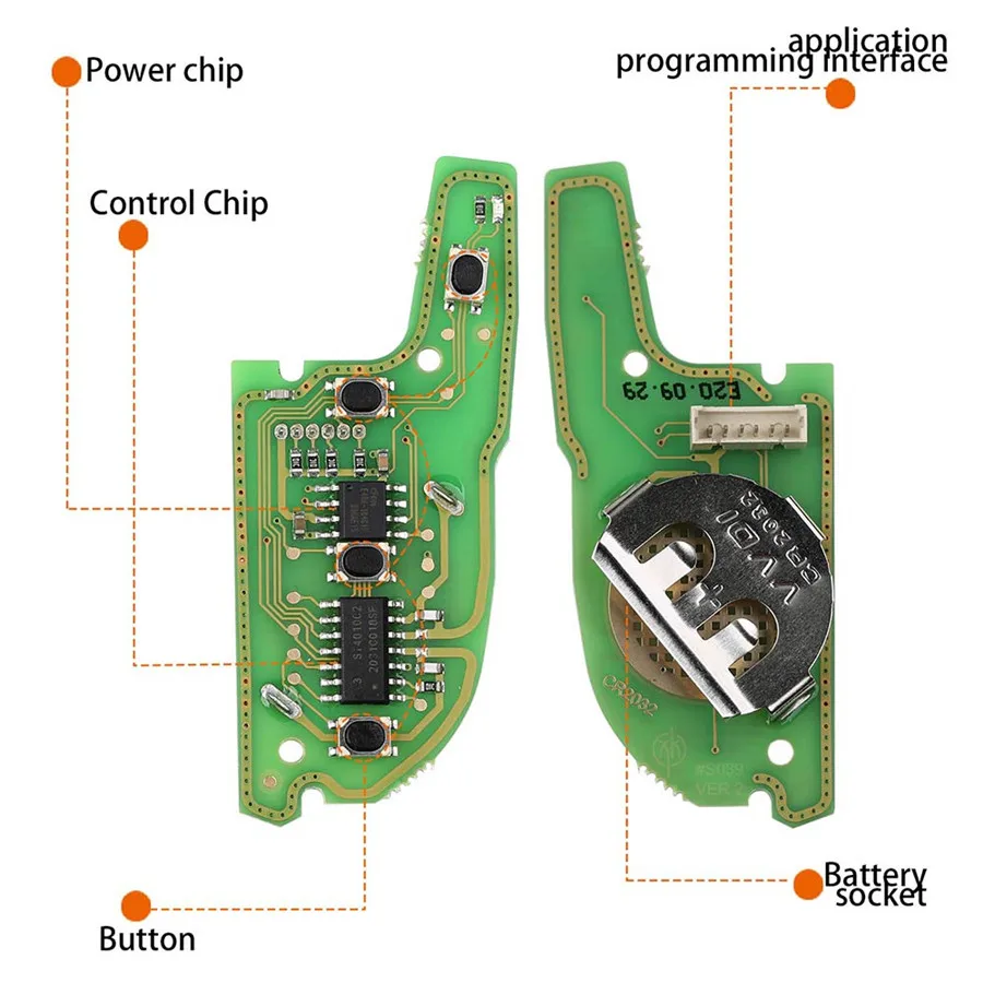 Xhorse VVDI2 XKKF20EN VVDI стиль ножа для Key Tool 5 шт./лот| |