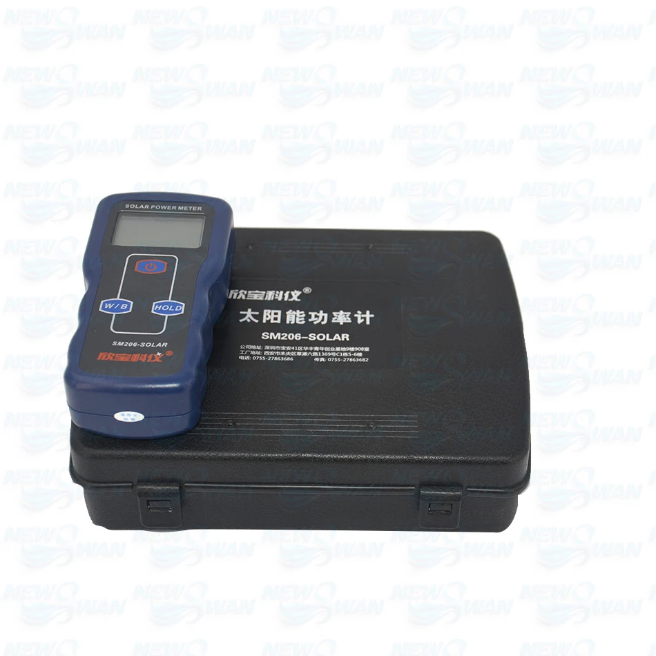 Hot Sale Original Handheld Solar Power Meter High Precision Digital Solar Radiation Tester SM206 Research Glass Light