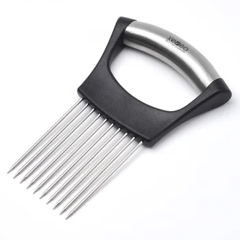 

304 Stainless Steel Onion Shredder Vegetable Cutter Onion Cutter,forks Slicer Steak Cutting Assistant Kitchen Appliances