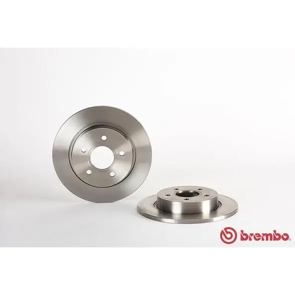 Диск тормозной FORD FOCUS III 11-/C-MAX 10- задний BREMBO 08.A72