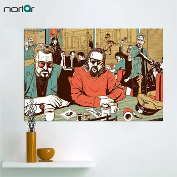 

Canvas Printings The Big Lebowski The Dude Walter Sobchak Movies Fargo No Country for Old Men Reservoir Canvas Poster Wall Art