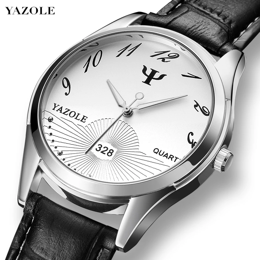 

Men Casual Watch Leather Strap Roman Numerals Fashion Male Clock Quartz Watch Brand New Wrist Watch For Men relogio masculino