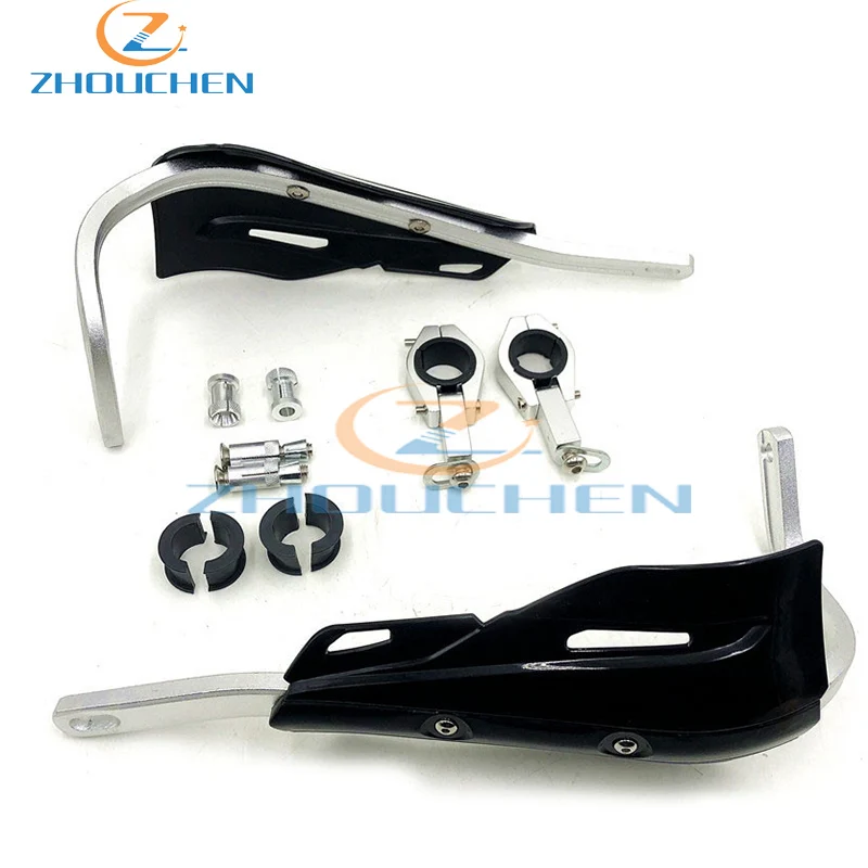 Белый 1-1/" Руль Handguards Dirt Bike MX ручные щитки для XR CRF WR DRZ 28,6 мм щётка мотоциклетная Броня рукавицы - Цвет: Белый
