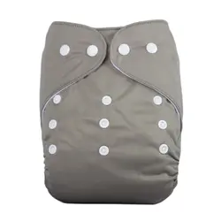 Couches en tissu de coton pour bébé de 0 à 3 ans, lavable, réutilisable, écologique, ajustable, imperméable 