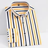 Promo Shirts Stretch Long-Sleeve Button-Down Striped Casual Fashion Men's Non-Iron Soft Youthful AANO5Xzdr