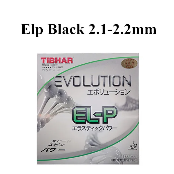 TIBHAR EVOLUTION ELP MXP FXP Настольный теннис(PingPong) резиновая губка для пинг-понга - Цвет: ELP Black 2.1-2.2mm