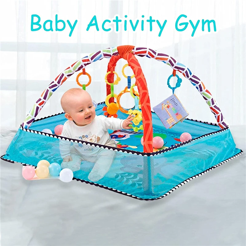 Cadre de Fitness pour bébé, couverture de jeu rampant, tapis multifonctionnel éducatif, clôture rampant, tapis infantile, jouets d'éveil