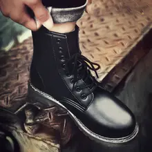 Dr Matianjin/весенняя обувь; мужские ботинки; ботинки из натуральной кожи; мужская обувь с круглым носком; модные ботинки для мужчин; мужские Ботильоны; Botas