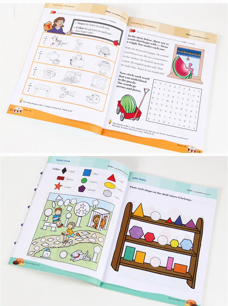 America Scholastic Exercise Book K1 K2 Children CHILDREN'S Students Learning Mathematics China Science Publishing& Media Ltd.(c