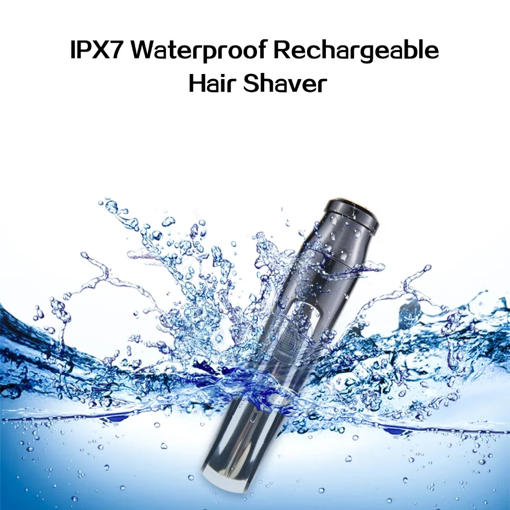 IPX7 Waterproof Electric Shaver 4 In 1 Rechargeable Remover Hair Trimmer Machine Portable USB Sideburn Men Beard Hair Shaving (3)