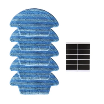 

5PCS Is Suitable for Ilife V55 Pro ing Robot Vacuum Cleaner Replacement Parts Accessories Replacement Mop Wipes