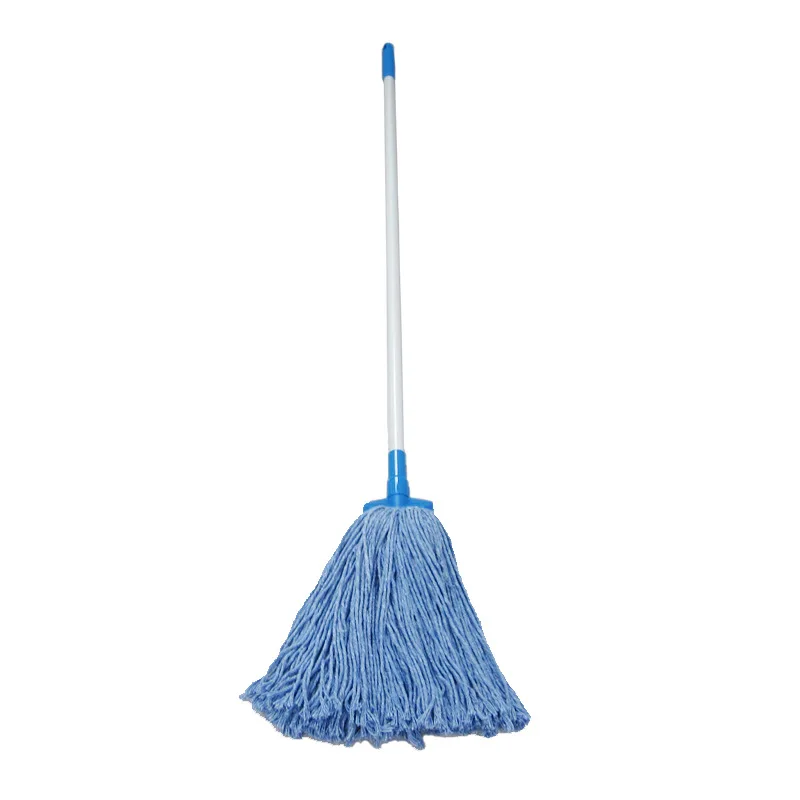 Cotton Yarn Mop Dust Mop Twist Mop Thick Aluminum Alloy Rod Cloth Strips Mop Absorbent Floor Mop-Replacement Mop