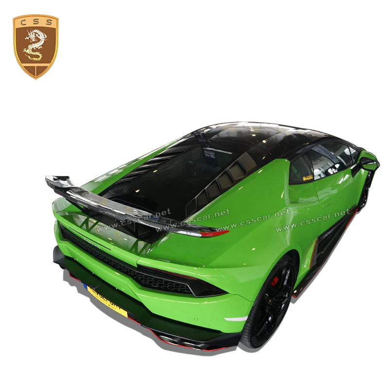 Настоящее углеродное волокно подходит для 14-16 Lamborghini Huracan LP610 Revozport style Body kit передняя губа авто аксессуары