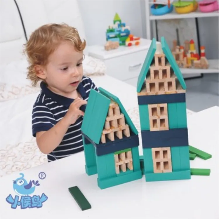 

Citiblocs 300P Heap Tower Building Blocks Toy Early Education Creative Intelligence Exercise Children'S Educational Wooden Toys