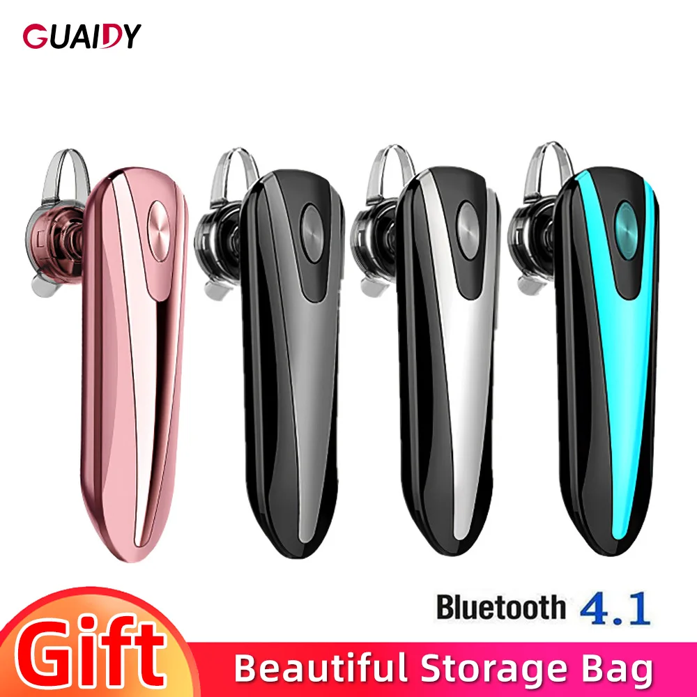 Earphone Bluetooth Wireless Earhook Headsets Earbuds For Huawei Honor V30 iPhone XR Microphone HD Stereo Single Compatible