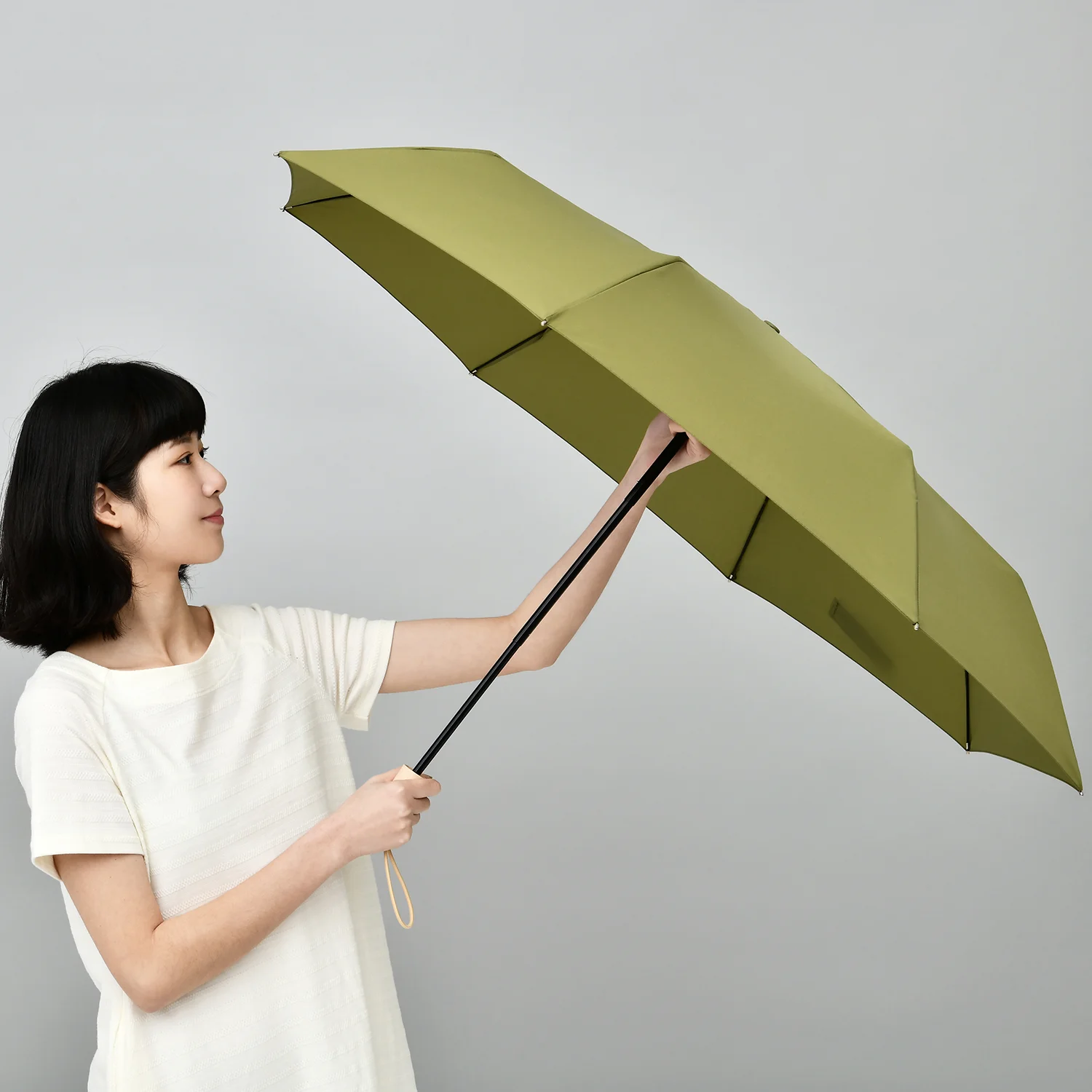 Tiohoh, автоматический зонт для мужчин и женщин, канадский, с кленовой ручкой, складной зонт от дождя, ветрозащитный, 8 K, 210 T, Pongee, зонты для гольфа, Paraguas