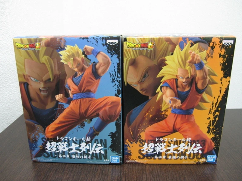 WSTXBD Dragon ball Z DBZ CHOSENSHIRETSUDEN SSJ взрослый Гохан против SSJ3 Гоку фигурка Brinquedos игрушки Фигурки Куклы - Цвет: One Set