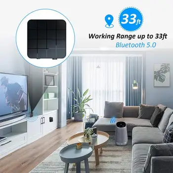 

New Bluetooth v5.0 Receiver Audio Transmitter Receiver 2-in-1 Adapter TV Computer Speaker Car
