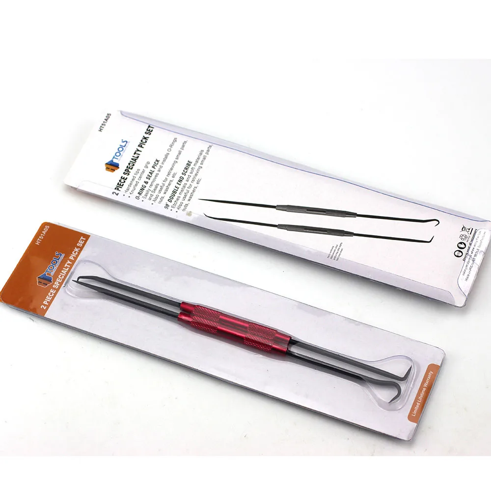 

2 Pc Scraper Hook Tool Set Oil Seal Puller Rubber O-Ring Hook Seal Screwdriver Hand DIY Tools Protable Remover Tools