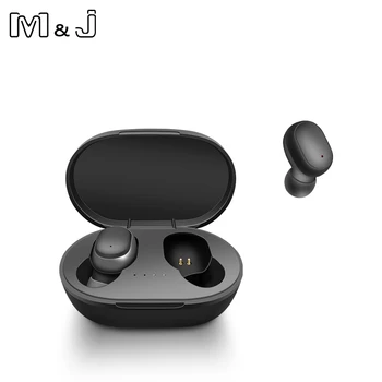 

M&J TWS Bluetooth Earphone 5.0 True Wireless Headphones With Mic Handsfree AI Control For xiaomi Redmi Earphone Stereo Headset