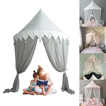 

Baby Tent Exquisite Sturdy Semi-circular Children's Cotton Bed Canopy Dream Bed Curtain For Home Child Care Center Decoration