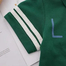 Katofely2018 летняя новая стильная детская одежда для мальчиков; Милая футболка с короткими рукавами и абстрактным рисунком