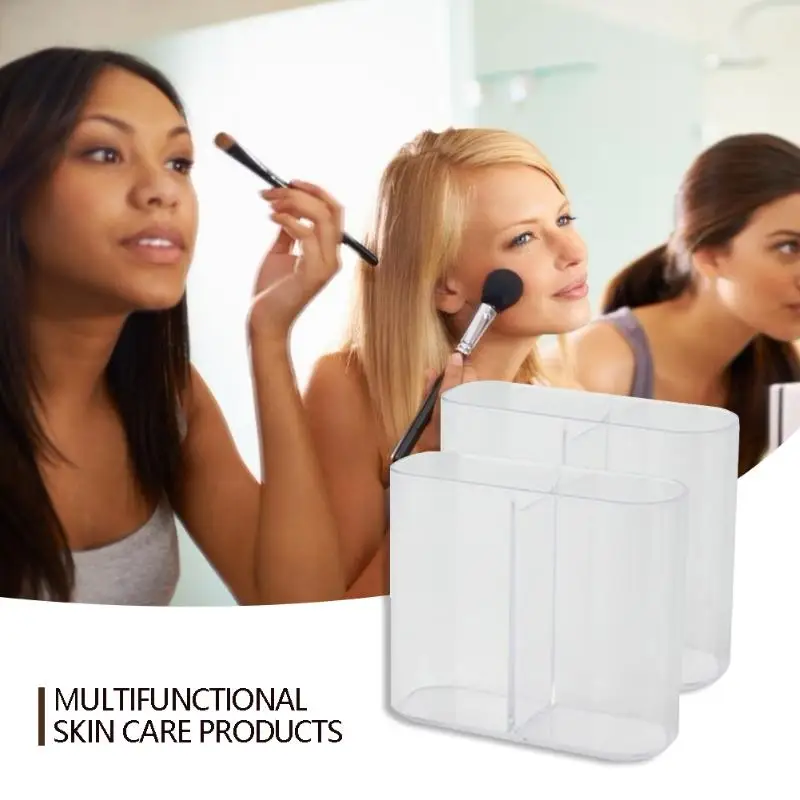 Мульти-функциональные украшения средства по уходу за кожей для хранения пластиковая коробка для хранения косметики контейнер дистанционного Управление кисти для макияжа Организатор