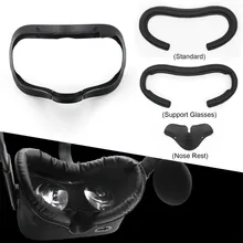 Искусственная Кожа Защита лица хлопковая маска для глаз нижняя поддержка нос Поддержка набор аксессуаров для Oculus Rift VR гарнитура