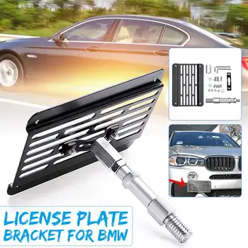 

E90 E91 Car Tow Hook License Plate Holder Car Frame Relocator Bracket Mount Holder For BMW 1 3 5 Series E82 E88 E92 E93 E39 E70