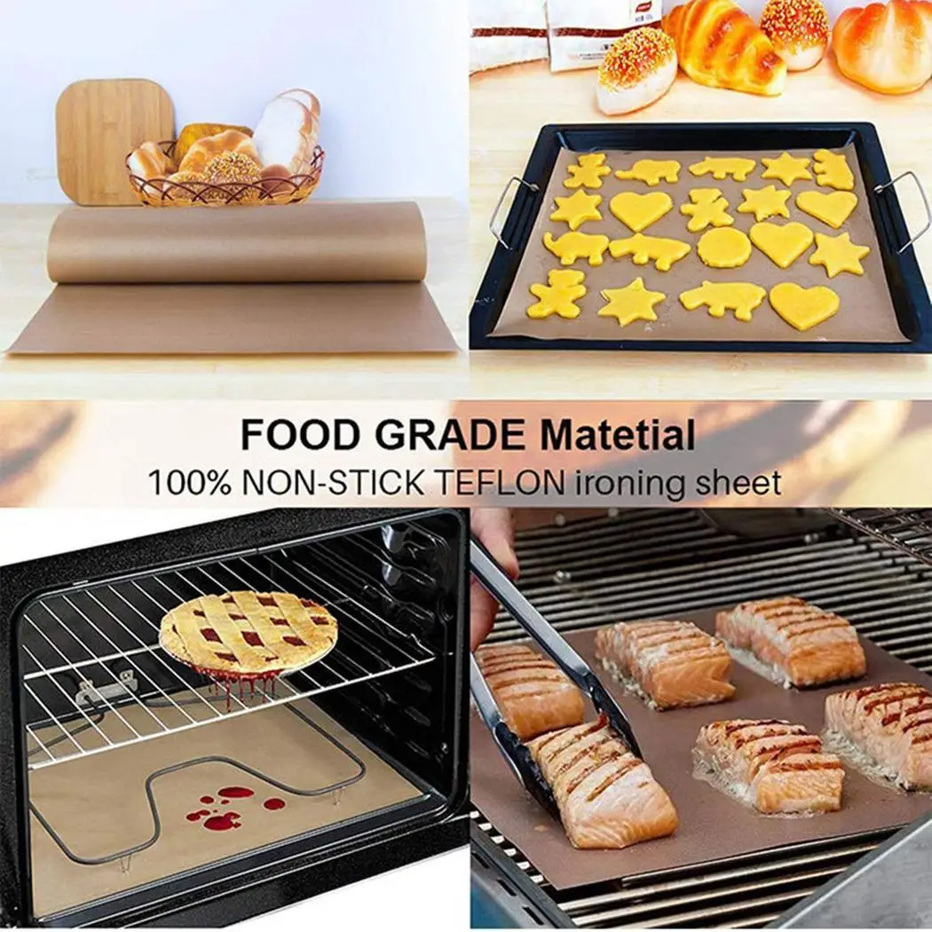 

70g 2 size 1pc Baking Cloth Non-Stick Baking High Temperature Resistant Cloth Kitchen Tool BBQ Oven Tool Kitchen Accessories