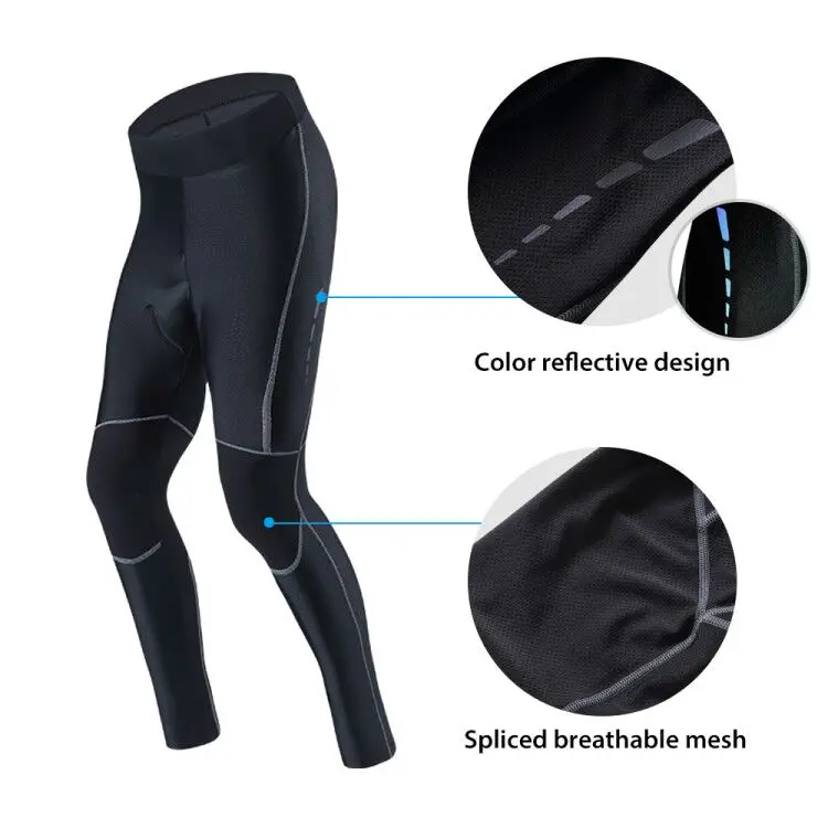 Santic мужские велосипедные брюки Pro Fit Coolmax 4D Pad Противоударная одежда для